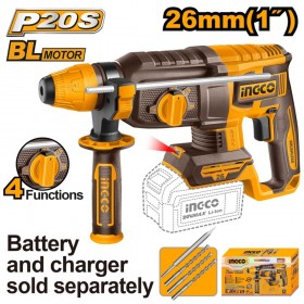 Ingco CRHLI202268 20V Brushless Cordless Rotary Hammer Drill