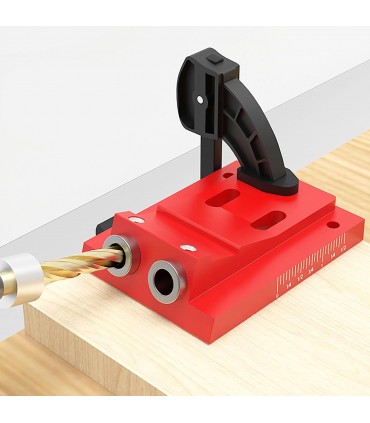Hardware Specialist Woodworking Doweling Jig Handheld Pocket Hole Jig Tools Set