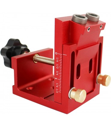 Hardware Specialist Woodworking Doweling Jig Handheld Pocket Hole Jig Tools Set
