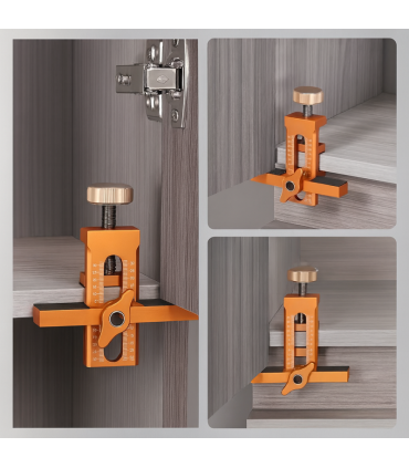 Universal Assembly and Drilling Template for Doors and Pistons Proff - Orange