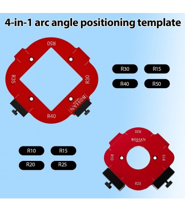 Hardware Specialist Corner Radius Milling Templates