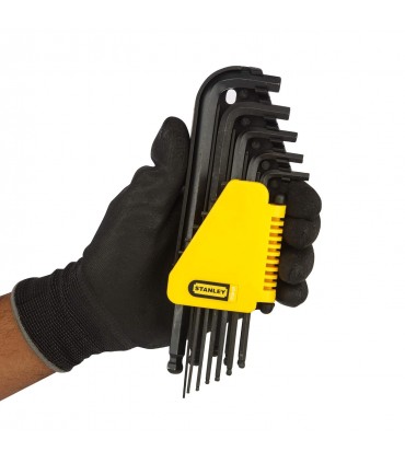 Stanley 69-257 Key Ring Imperial Allen Hex Key Set - 12-Pieces