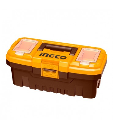 Ingco PBX1401 14 Inch Hard Plastic Tool Box Case with Organizer