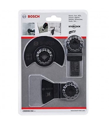 Bosch Starlock Multi-Cutter Blade Set for Tile - 3 Piece