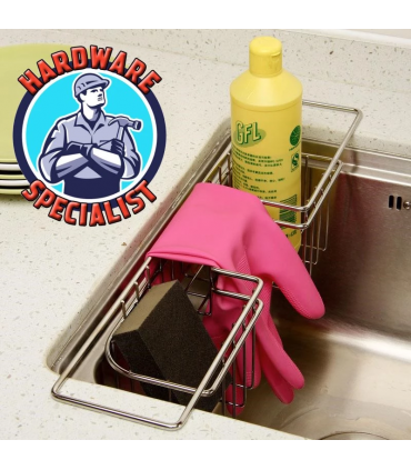 Stainless Steel 46cm x 10cm Sink Drainage Rack