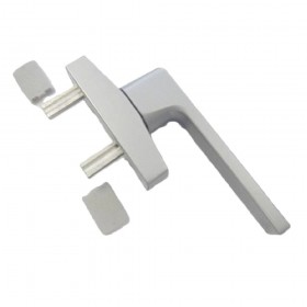 ModernStyle Smooth Rotation Ergonomic Grip Casement Window Door Handle - Silver