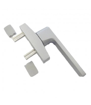 ModernStyle Smooth Rotation Ergonomic Grip Casement Window Door Handle - Silver