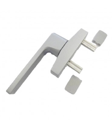 ModernStyle Smooth Rotation Ergonomic Grip Casement Window Door Handle - Silver