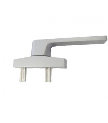 ModernStyle Smooth Rotation Ergonomic Grip Casement Window Door Handle - Silver