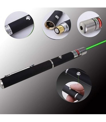 Powerful High Beam Adjustable Cap Ultra Green Lazer Light Pointer Pen