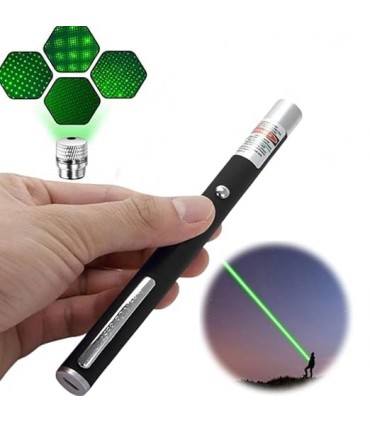Powerful High Beam Adjustable Cap Ultra Green Lazer Light Pointer Pen