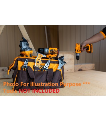 Ingco HTBG281328 13 Inch Durable Multi-Pocket Portable Tool Bag