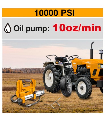 Ingco GGLI2010 20V 10000 PSI Cordless Grease Gun - Bare Unit