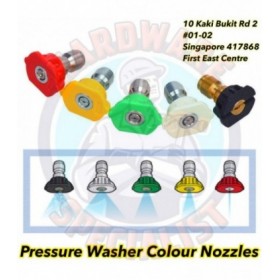 High Pressure Washer Colour Spray Nozzles