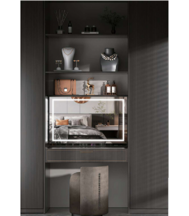 Moco TSA550 Aluminium Smart Lifting LED Touch Vanity Mirror