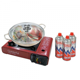 Golden Fuji AZ-883-GB Portable Steamboat Set