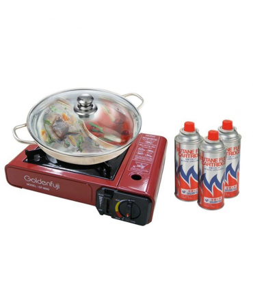 Golden Fuji AZ-883-GB Portable Steamboat Set