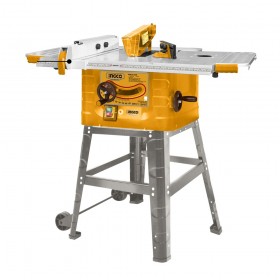 Ingco TS180028 1800W Ingco Table Saw with Foldable Wheel Stand