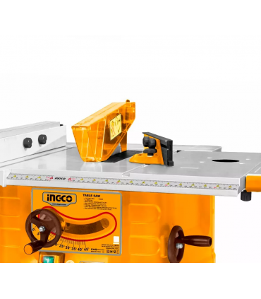 Ingco TS180028 1800W Ingco Table Saw with Foldable Wheel Stand