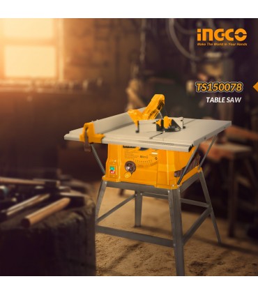 Ingco TS150078 1500W 254mm Table Saw with Stand