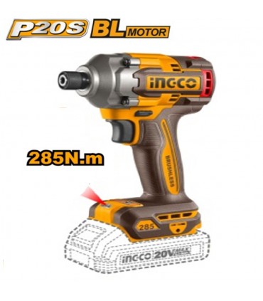 Ingco COSLI250784 20V Cordless Impact Driver Combo Set - 2 Set of Driver Bits
