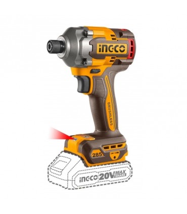 Ingco COSLI250182 2 x 20V Lithium-ion 2.0 Ah 3 Pieces Combo Set - Impact Drill + Impact Driver + Blower