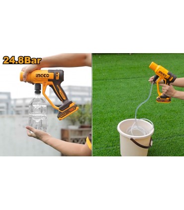 Ingco COSLI230522 20V Sprayer, Vacuum, HP Washer 3PCS Combo Set