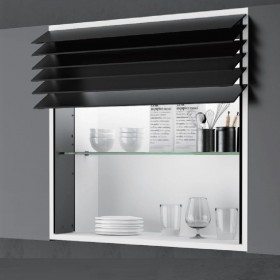 ecoWare Intellie Series LED Touch Control Smart Lifting Shutter - Black