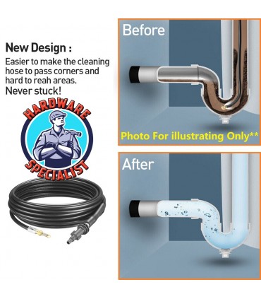 Ingco AHPH7511 7.5m Pipe Cleaning Hose