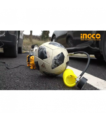 Ingco AAC2508 12V Integrated Work Light Auto Air Compressor