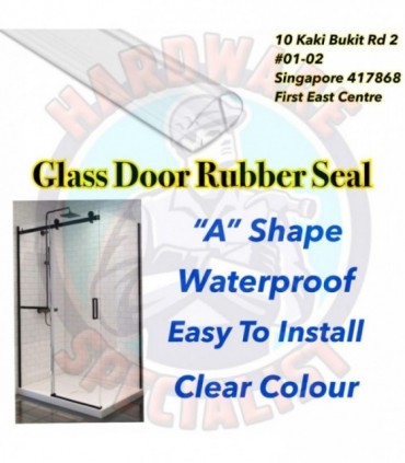 Bathroom A Shape Glass Door Seal For Glass Door (Shower Seal)