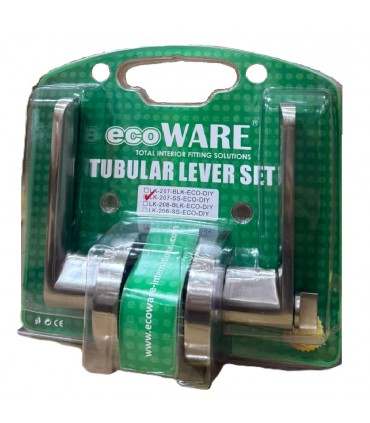 ecoWare 207 Stainless Steel Tubular Lever Set