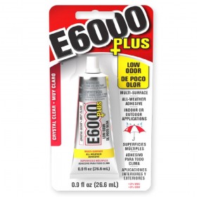 Eclectic E6000 PLUS Low Odor Multi-Surafce All-Weather Adhesive - 26.6mL