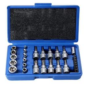 Hardware Specialist CR-V Torx Star Socket Bit Set - 29 Pieces