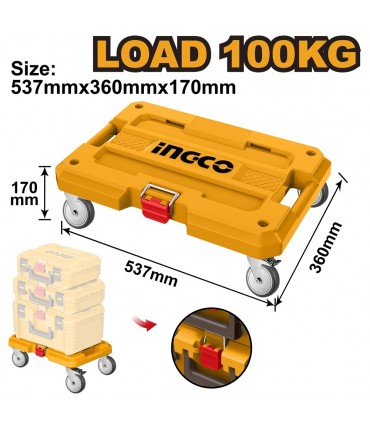 Ingco HHWB61001 Heavy Duty 100kg Load Rolling Board - 537mm x 360mm