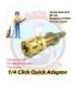 Hardware Specialist 1/4 Quick Click Adaptor For Pressure Washer (Bosch, Black & Decker, Stanley)