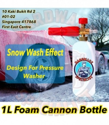 Hardware Specialist Foam Cannon Spray Bottle 1L