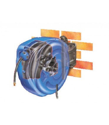 Tricoflex 2486 Wall Mounted 1/4" BSPT 10m Air Hose Reel