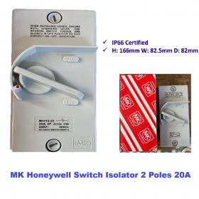 MK M4418-22 Honeywell IP66 Certified Switch Isolator - 2 Poles/4 Poles