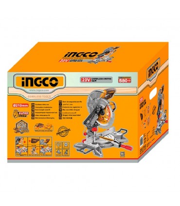Ingco 20V CMS2021 Lithium-ion 4.0 Ah Brushless Cordless Mitre Saw
