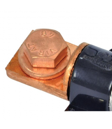 NSI Bimetallic Connector 25×3 mm – Aluminium to Copper Tape Connector