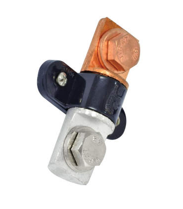 NSI Bimetallic Connector 25×3 mm – Aluminium to Copper Tape Connector