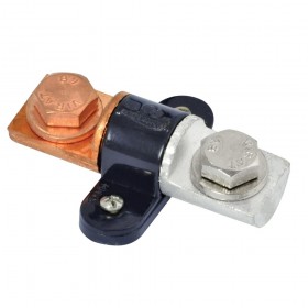 NSI Bimetallic Connector 25×3 mm – Aluminium to Copper Tape Connector
