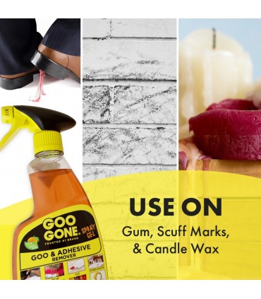 Goo Gone Goo and Adhesive Remover Spray Gel - 355mL