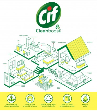 Cif Cleanboost Cream Cleaner 660g