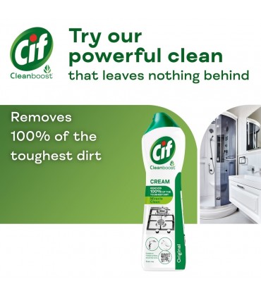 Cif Cleanboost Cream Cleaner 660g