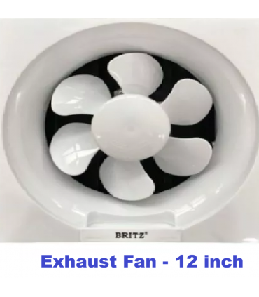 Britz Powerful Copper Motor Low Noise Energy Saving Ventilating Exhaust Fan