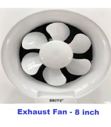 Britz Powerful Copper Motor Low Noise Energy Saving Ventilating Exhaust Fan