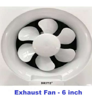 Britz Powerful Copper Motor Low Noise Energy Saving Ventilating Exhaust Fan
