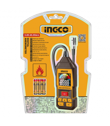 Ingco HETGA031 450mm Digital Gas Indicator With Flexible Probe